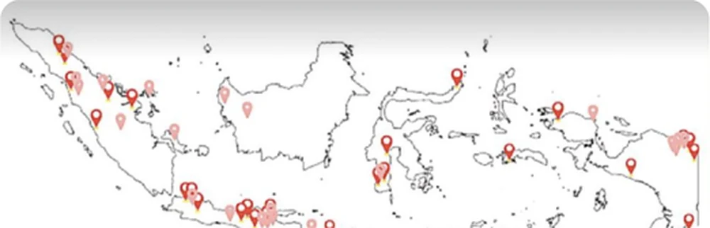 Holy Word Christian Church congregations across Indonesia